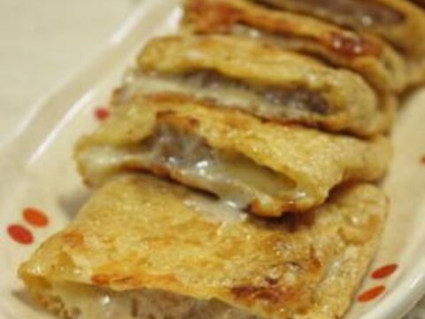 油揚げのひき肉 チーズ詰め レシピ 作り方 By Yuzupon 楽天レシピ